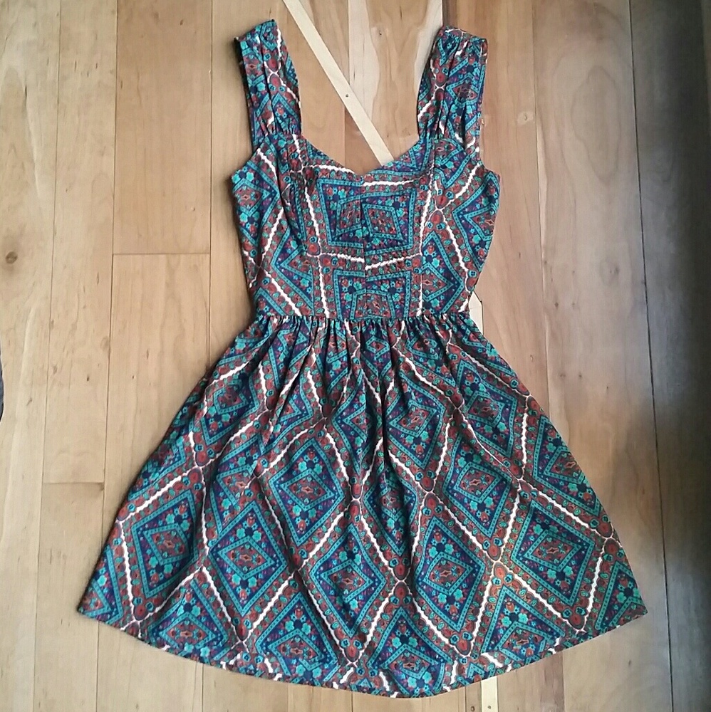 Band of Gypsies Tie Back Dress